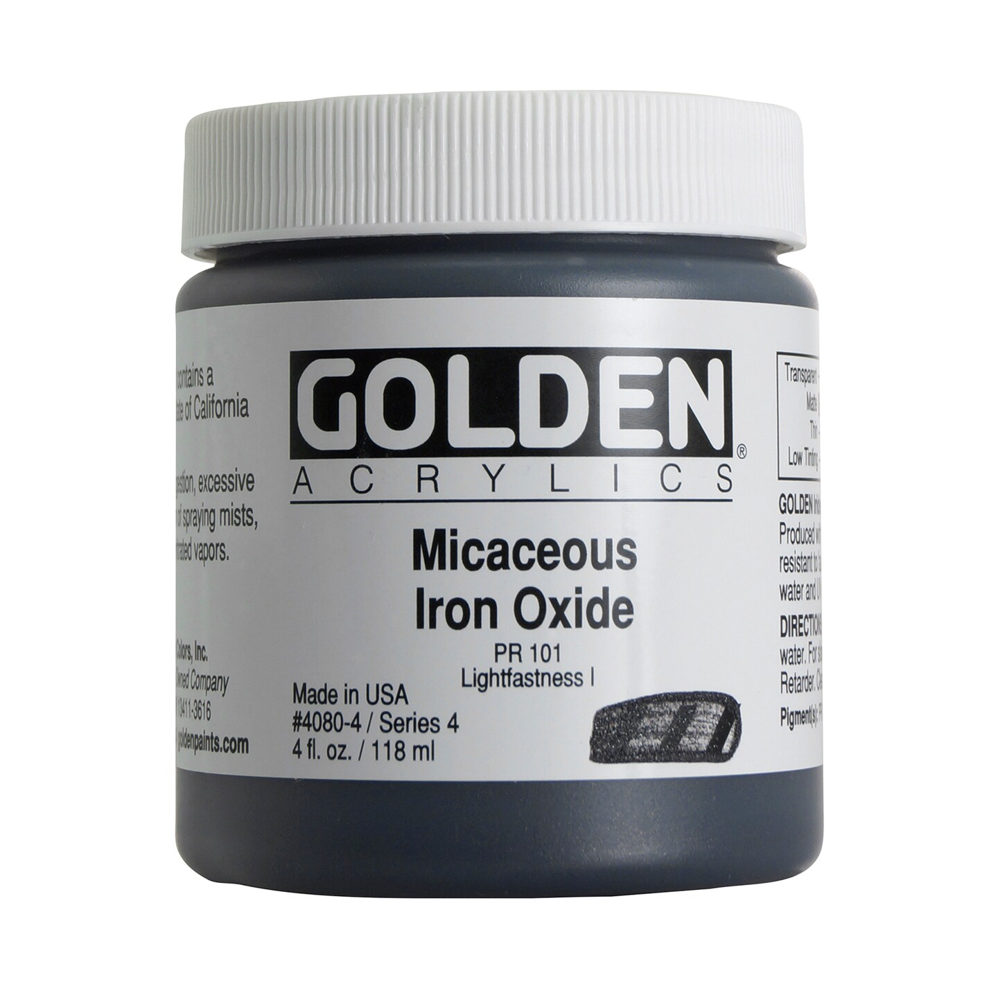 Golden&#xAE; Iridescent Acrylic, 4 Oz., Micaceous Iron Oxide