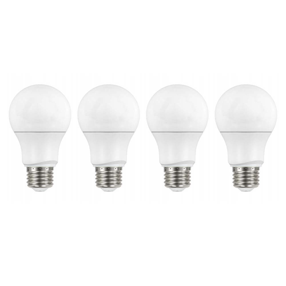 4Pk - Satco 9.5w 120v A19 LED Bulb E26 Medium Base 4000k Cool White - 60w-equiv
