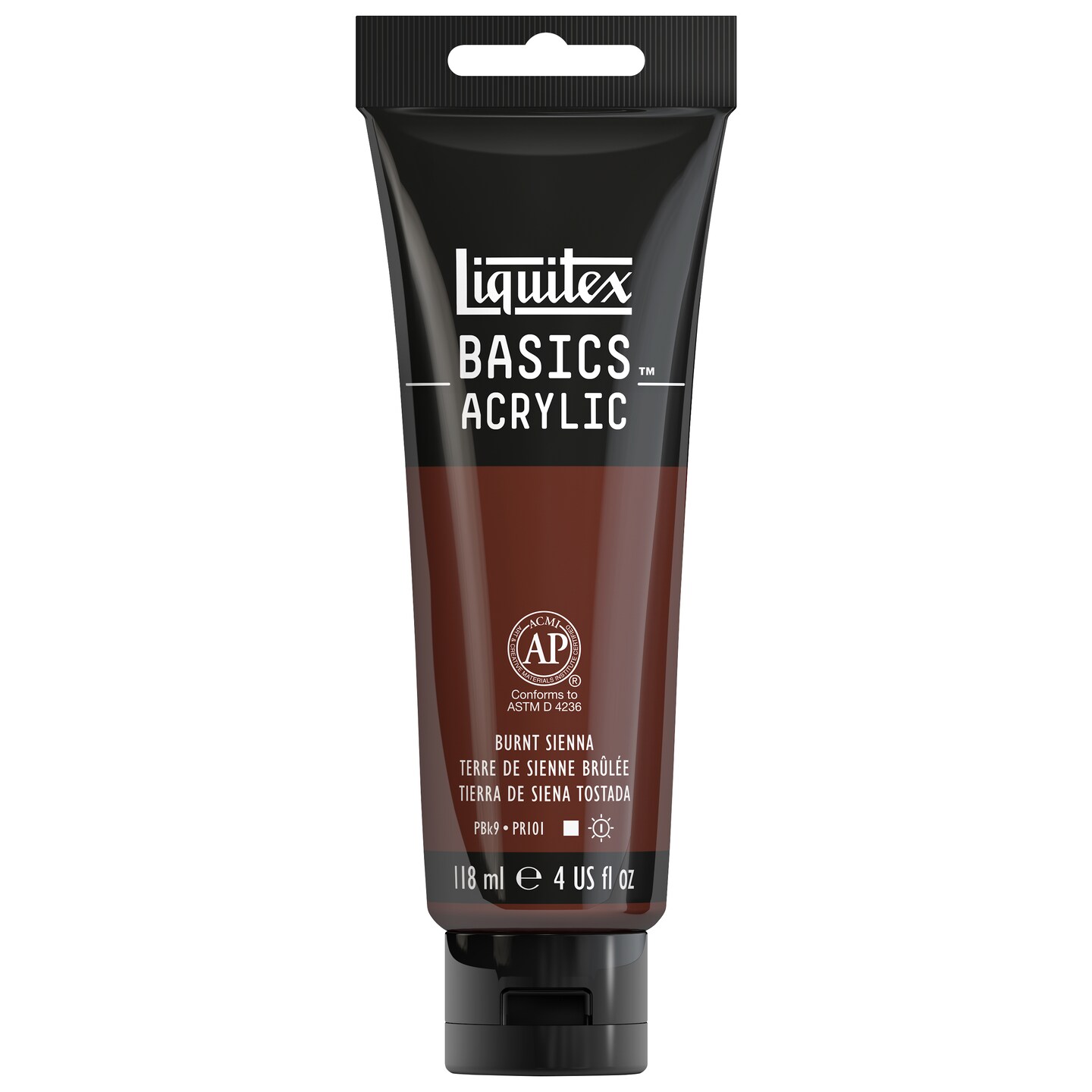 Liquitex - BASICS Acrylic Color - 4 oz. Tube - Burnt Sienna
