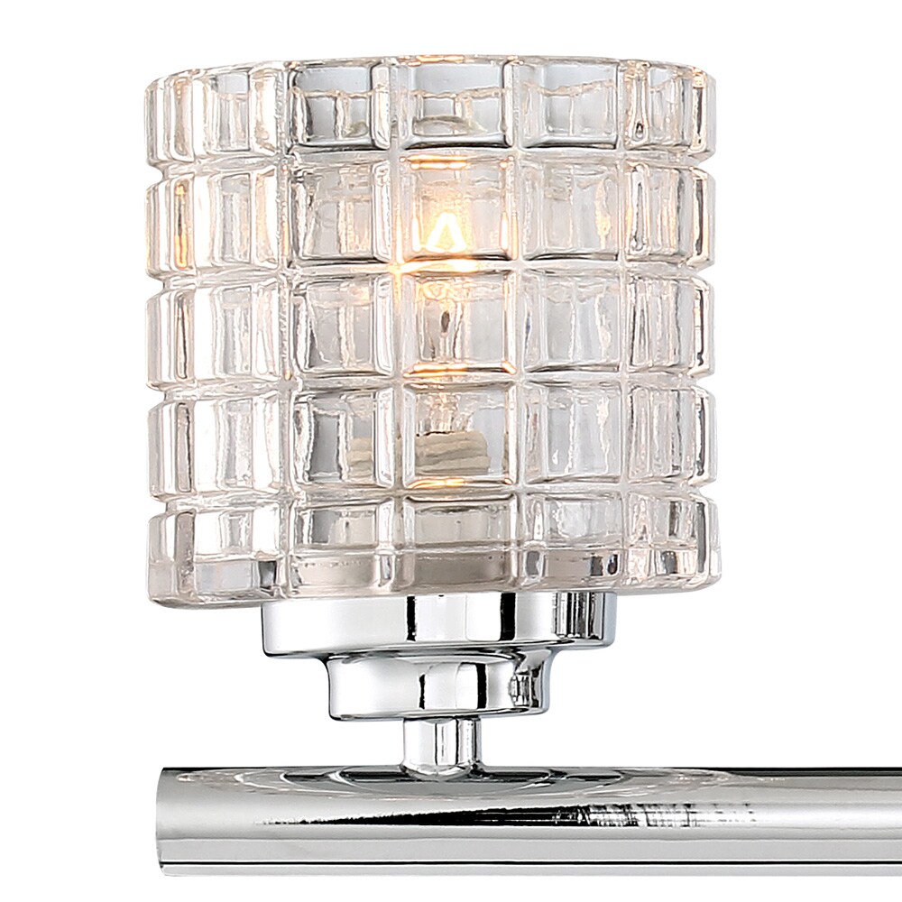 Votive 4-Light Wall Mounted Vanity & Wall Light Fixture in Polished Nickel Finish