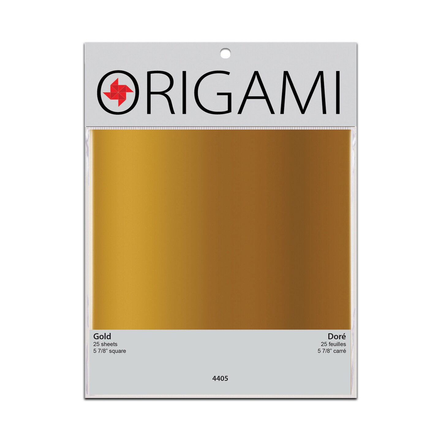 Yasutomo Metallic Origami Paper, 5-7/8&#x22; Square, Gold