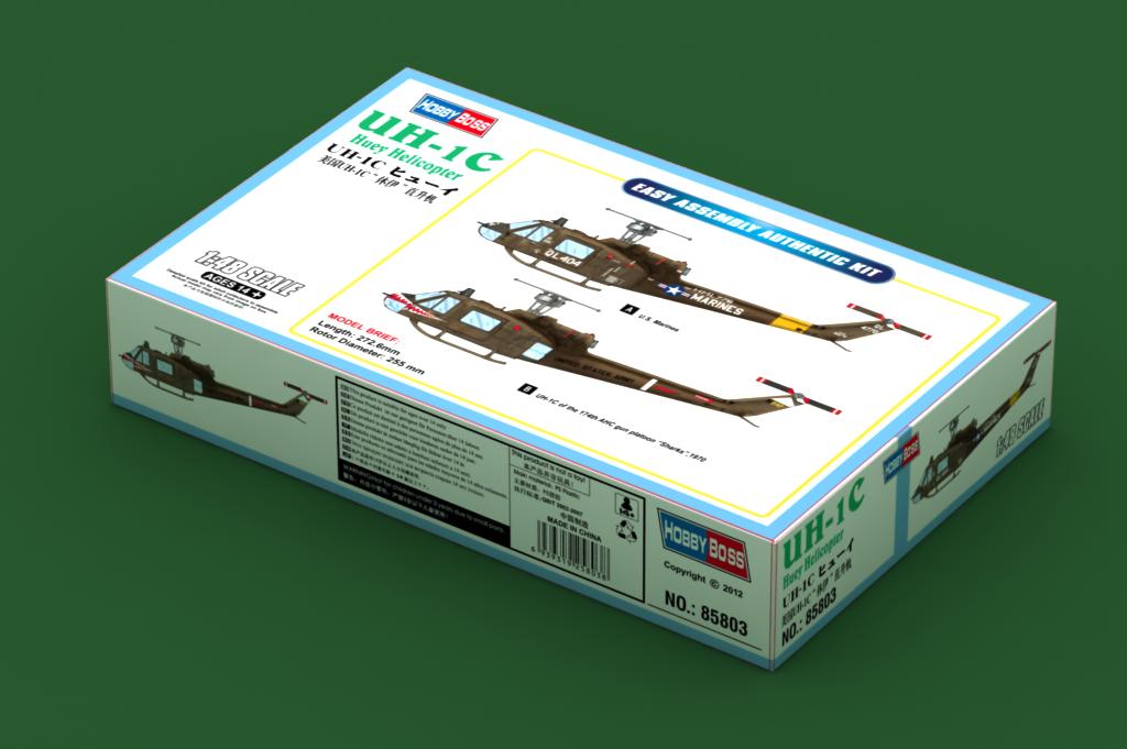 HobbyBoss  1/48 UH-1C HUEY Plastic Model