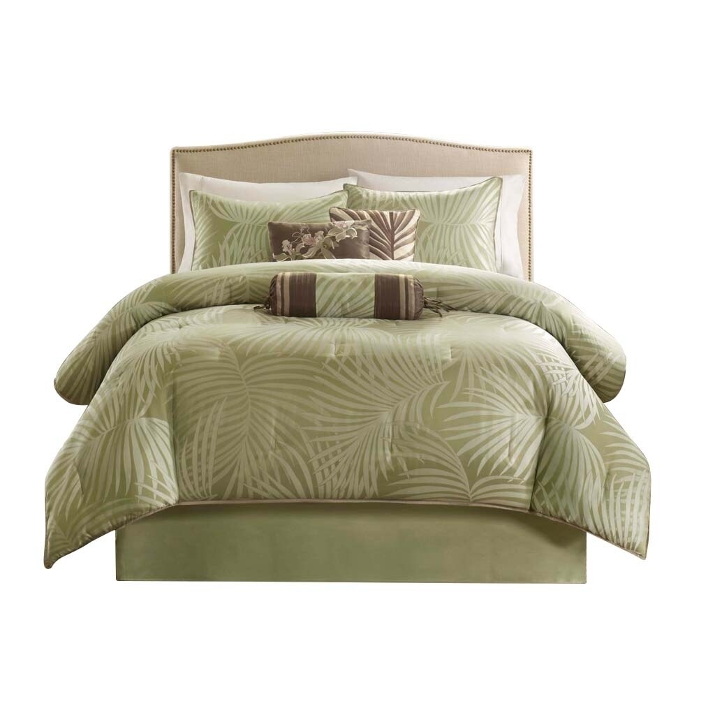 Gracie Mills Hipolito 7-Piece Botanical Comforter Set - Grace-3224