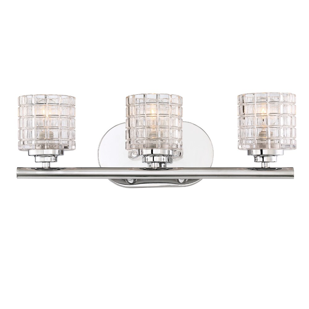 Votive 3-Light Wall Mounted Vanity & Wall Light Fixture in Polished Nickel Finish