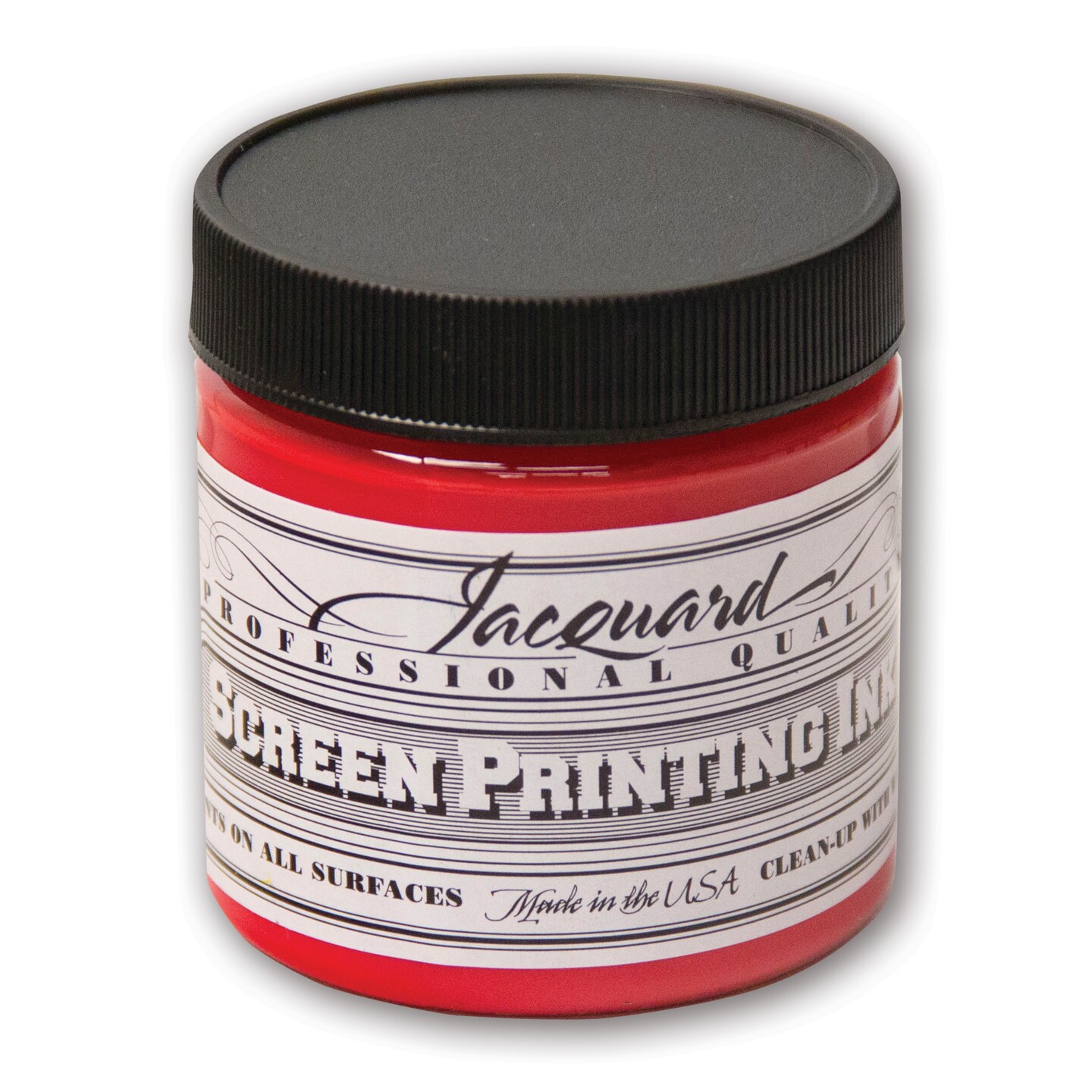 Jacquard Screen Printing Ink - Bright Red, 4 oz