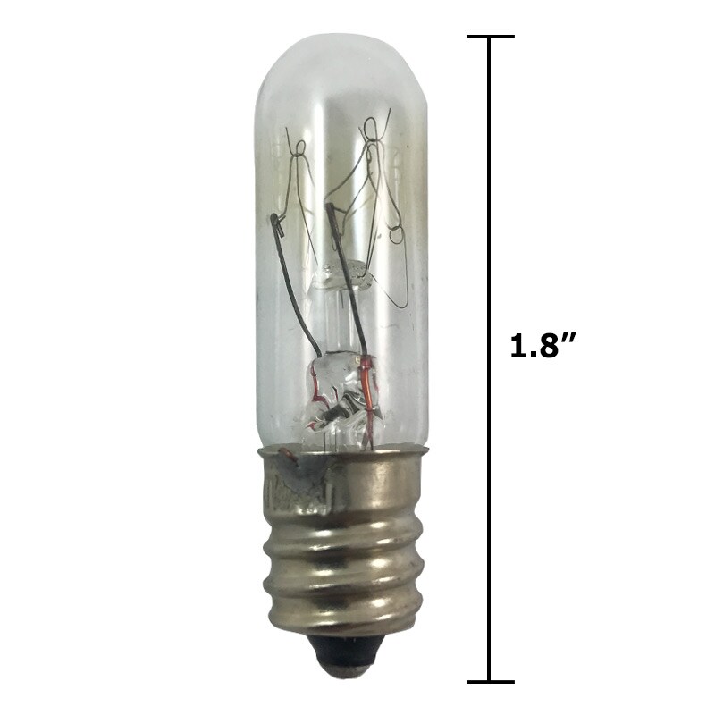 Satco S3913 15W 130V T4.5 Clear E12 Candelabra Base Incandescent light bulb