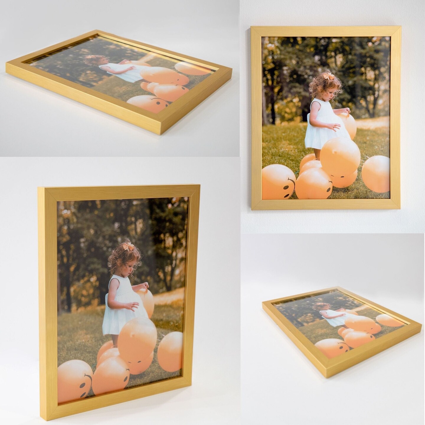 Modern Gold 36x11 Picture Frame  36x11 Frame 36 x 11 Poster Frames 36 x 11