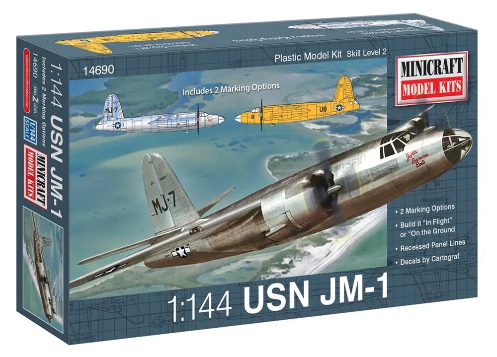 MiniCraft  1/144 Jm-1 B-26 Usn Plastic Model