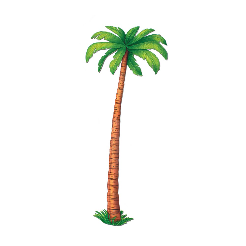 Beistle 6 Luau Theme Decorative Jointed Palm Tree Party Accessory  - 12 Pack