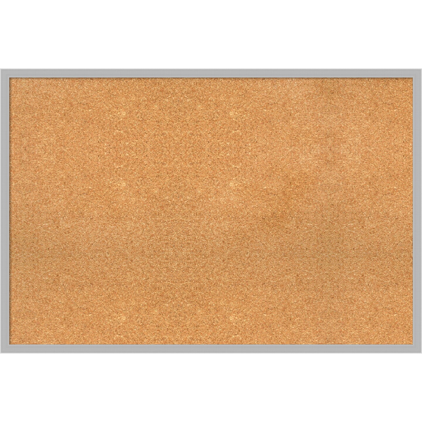 Hera Chrome Framed Corkboard, Natural Cork