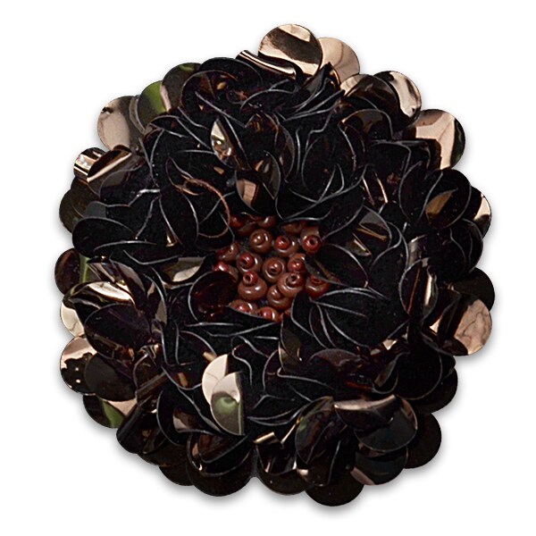 3&#x22; Twisted Sequin Flower Applique/Patch