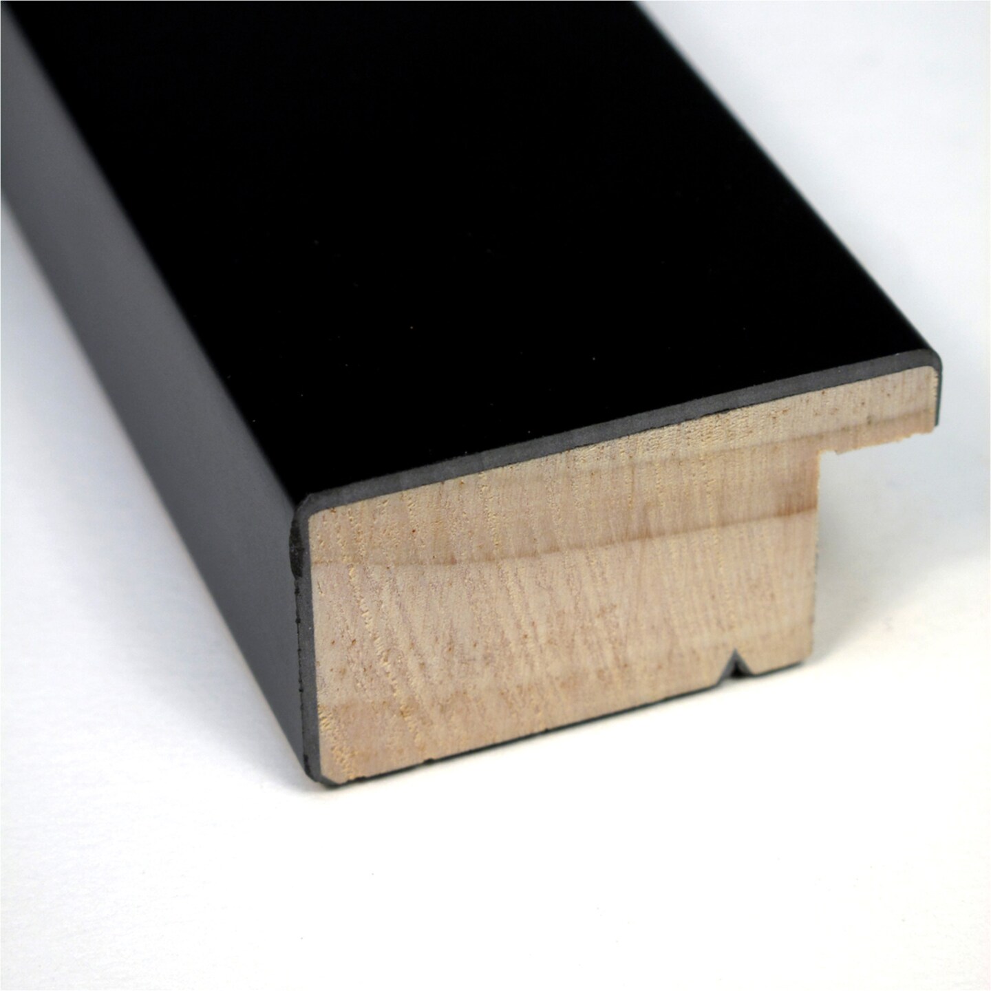 Black Museum Wood Framed Corkboard, White Cork