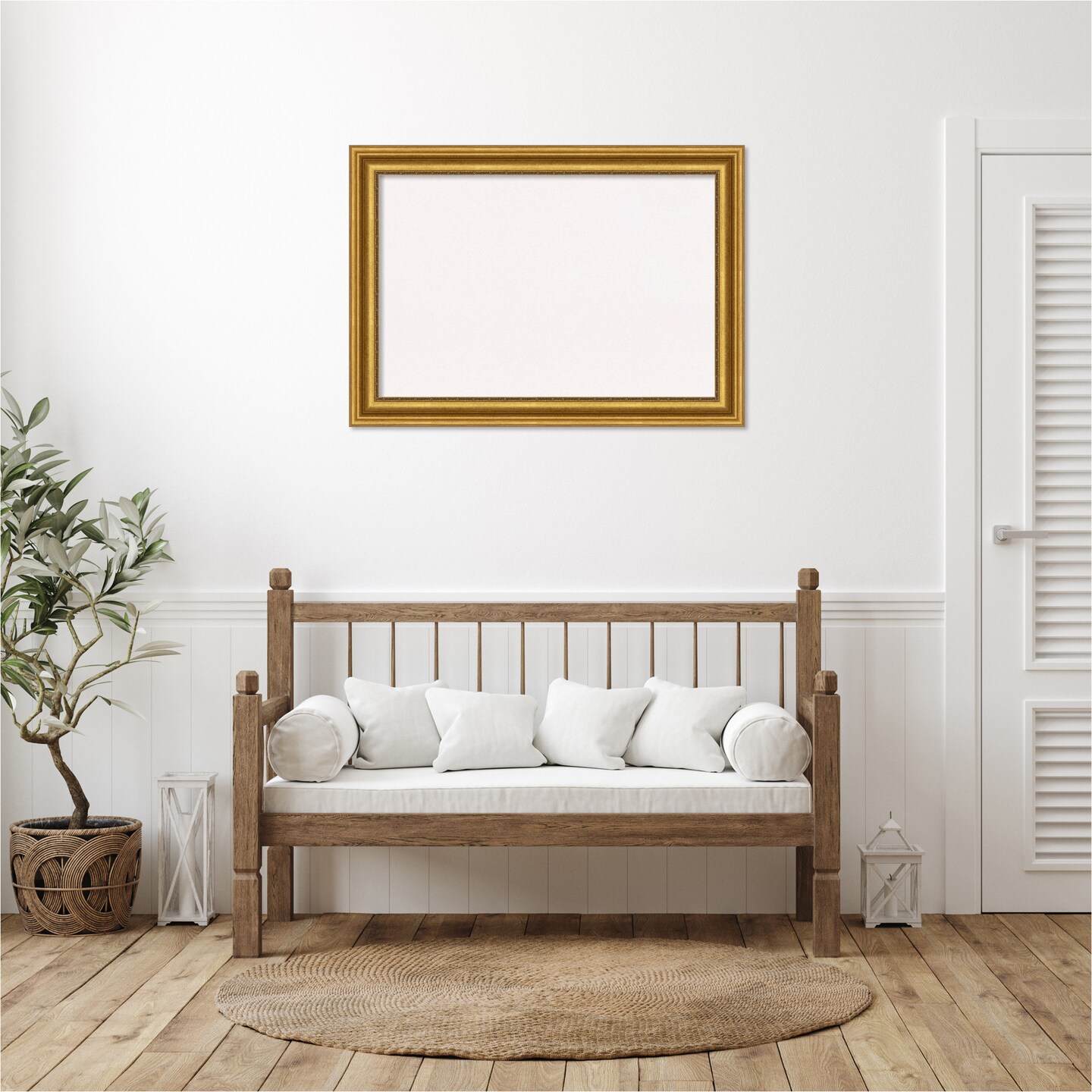 Parlor Framed Corkboard, White Cork
