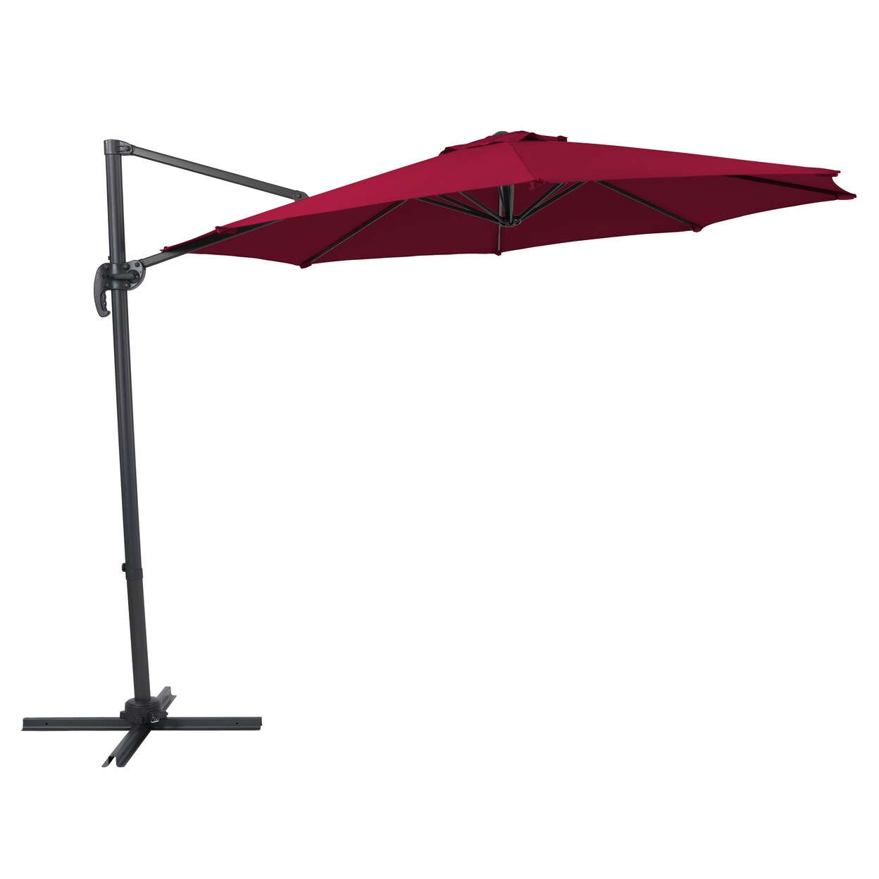 black and biege striped patio umbrella Best Choice Products 10ft Outdoor Steel Market Patio Umbrella w/ Crank, Tilt Push Button, 6 Ribs
