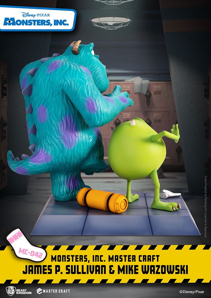 Disney Monster Inc James P. Sullivan and Mike Wazowski Table Top Statue