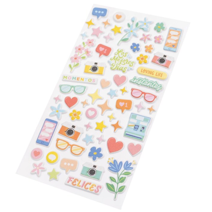 Obed Marshall - FANT&#xB7;STICO - MINI ICON PUFFY STICKERS 6&#x201D;x12&#x201D; (62 PIECE) 34008122