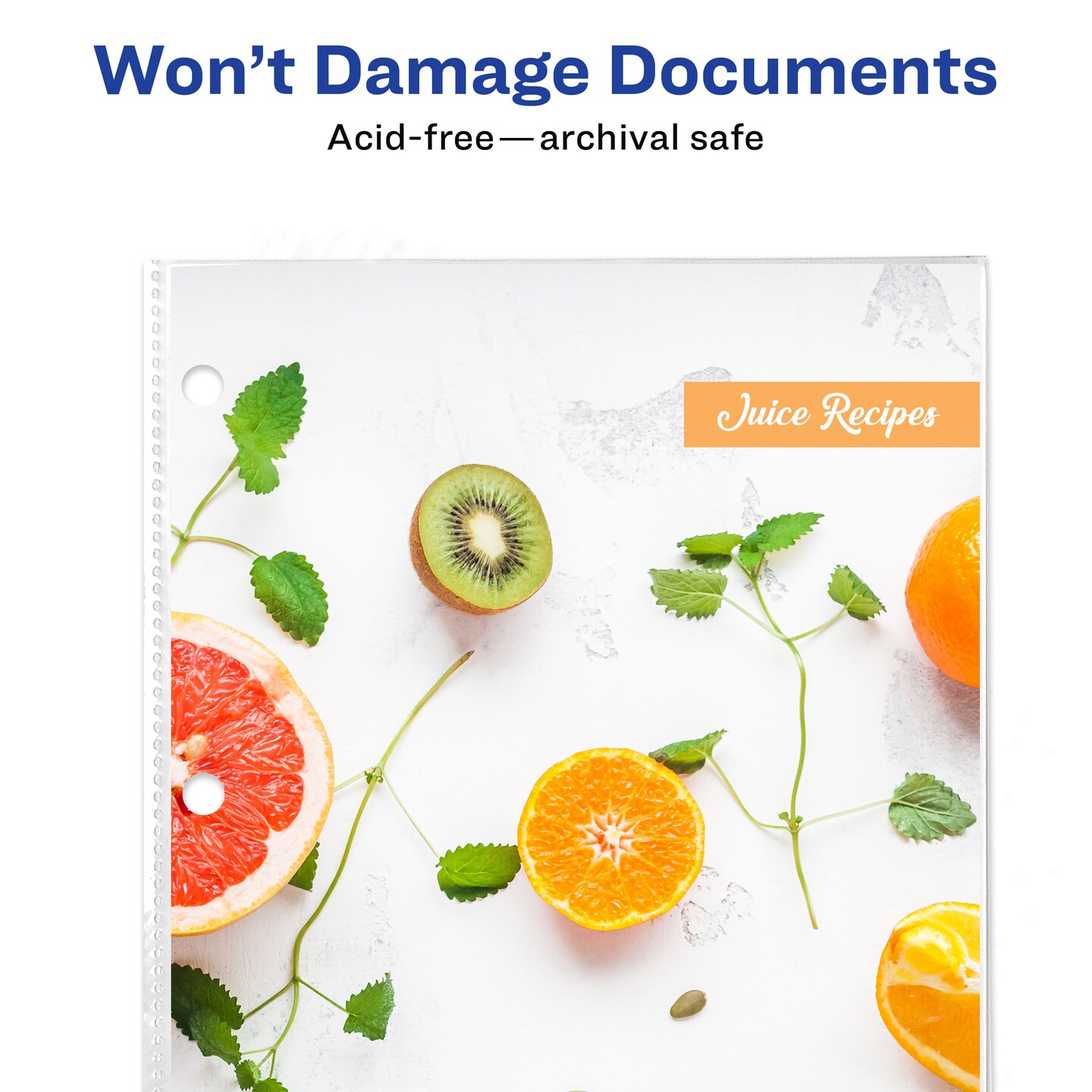 Avery Diamond Clear Page Size Sheet Protectors, Acid-Free, 50 Protectors (74203)