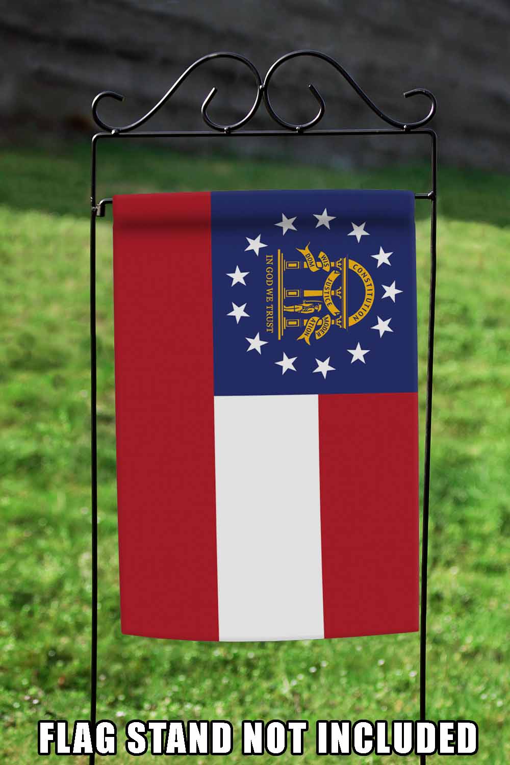 Georgia State Flag Decorative  Flag