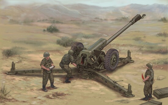 Trumpeter  1/35 SOVIET D30 122MM    HOWITZER- LATE Plastic Model