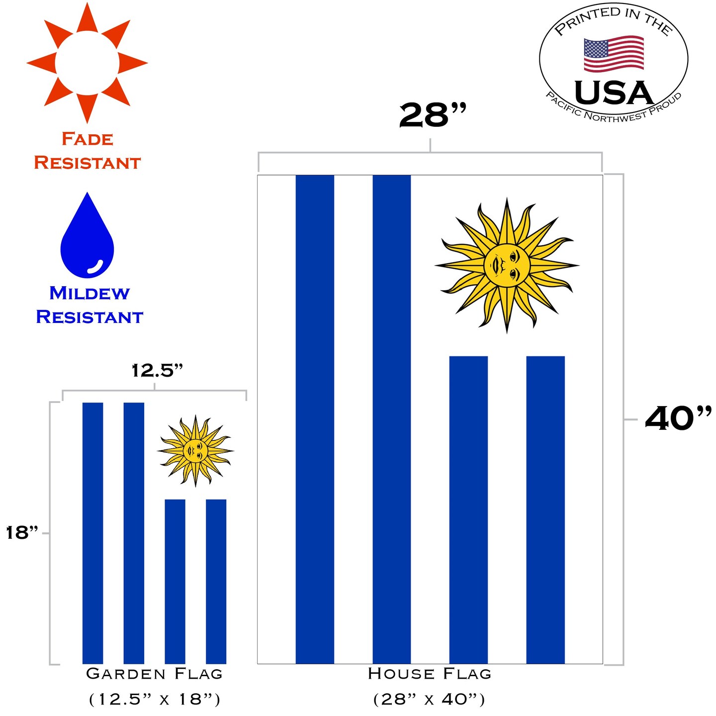 Flag of Uruguay Decorative  Flag