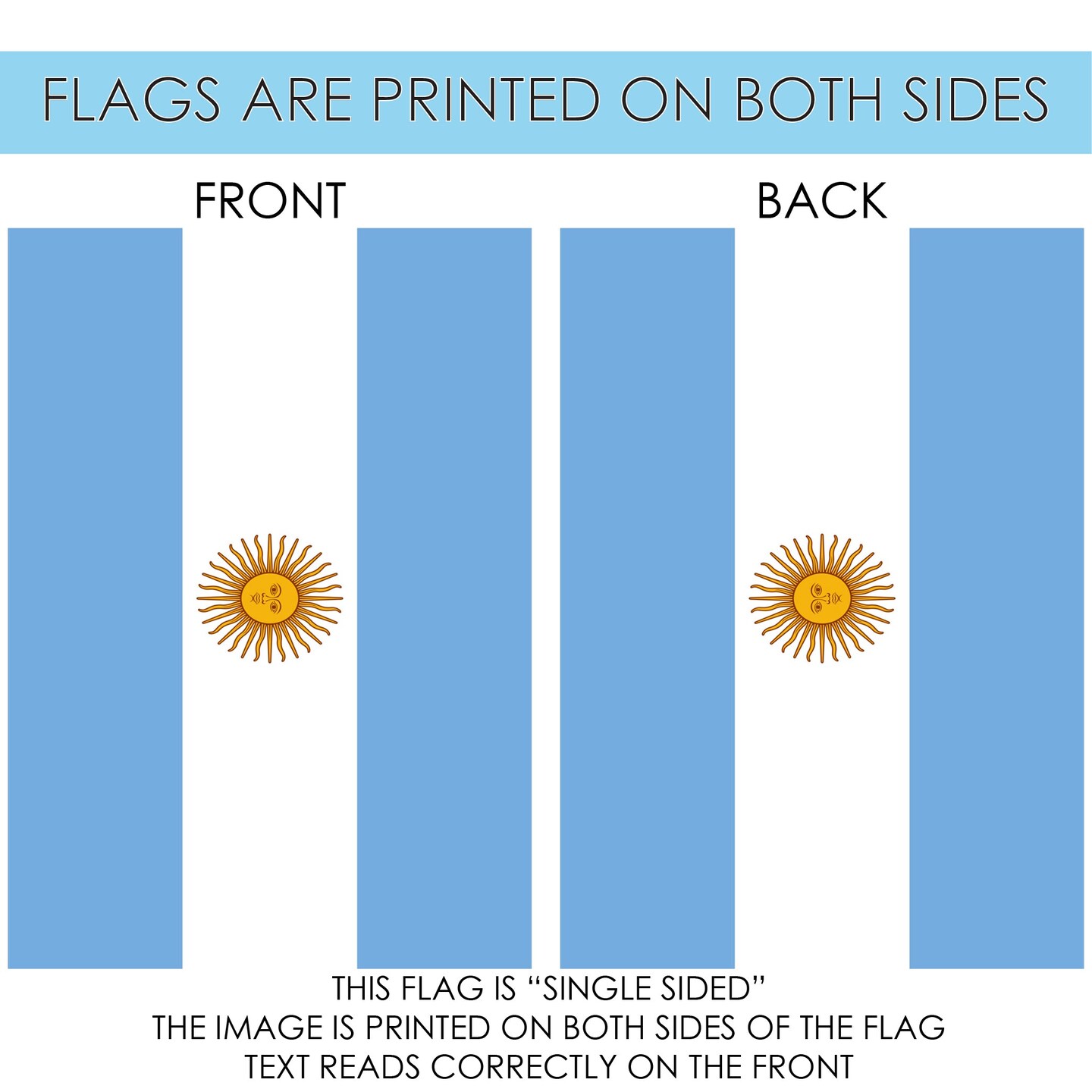 Flag of Argentina Decorative  Flag