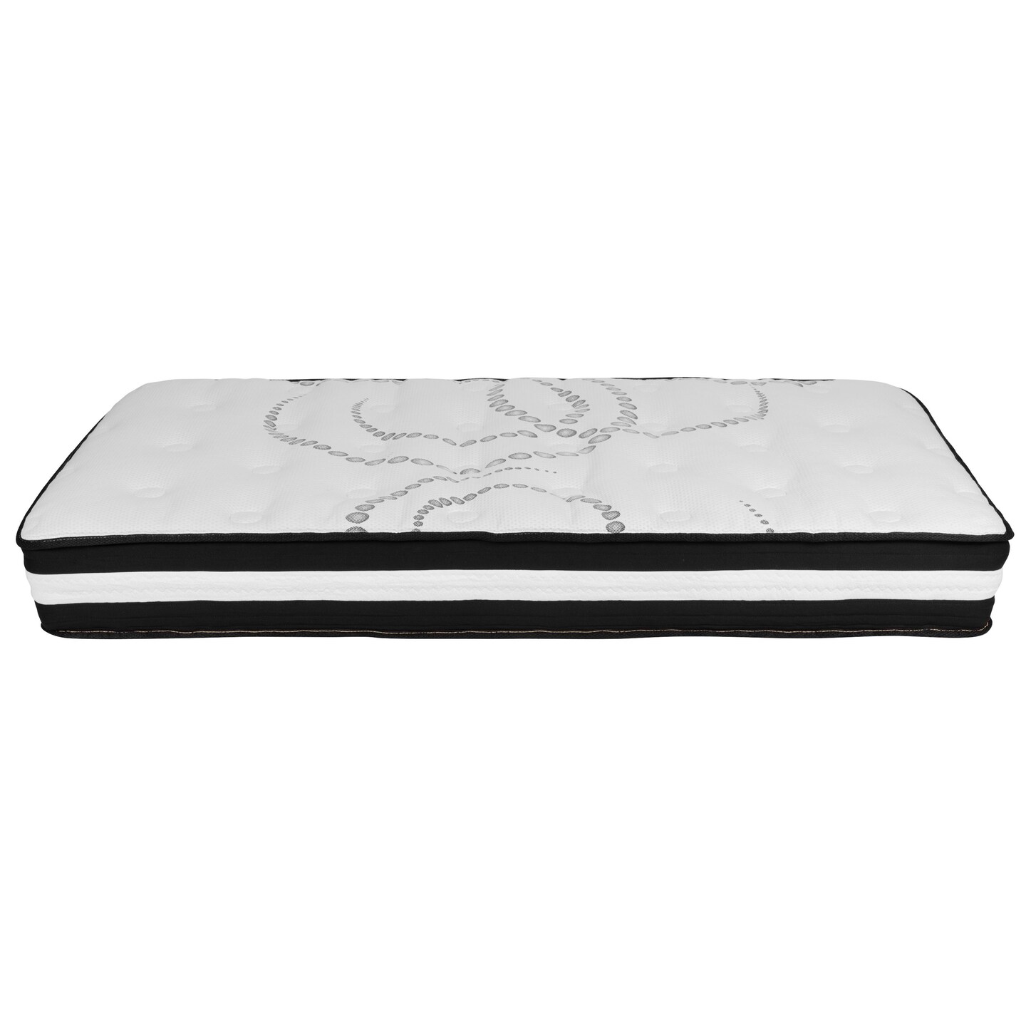 Merrick Lane Luna 10 Inch Hybrid Mattress CertiPUR-US Certified Foam &#x26; Pocket Spring Mattress in a Box