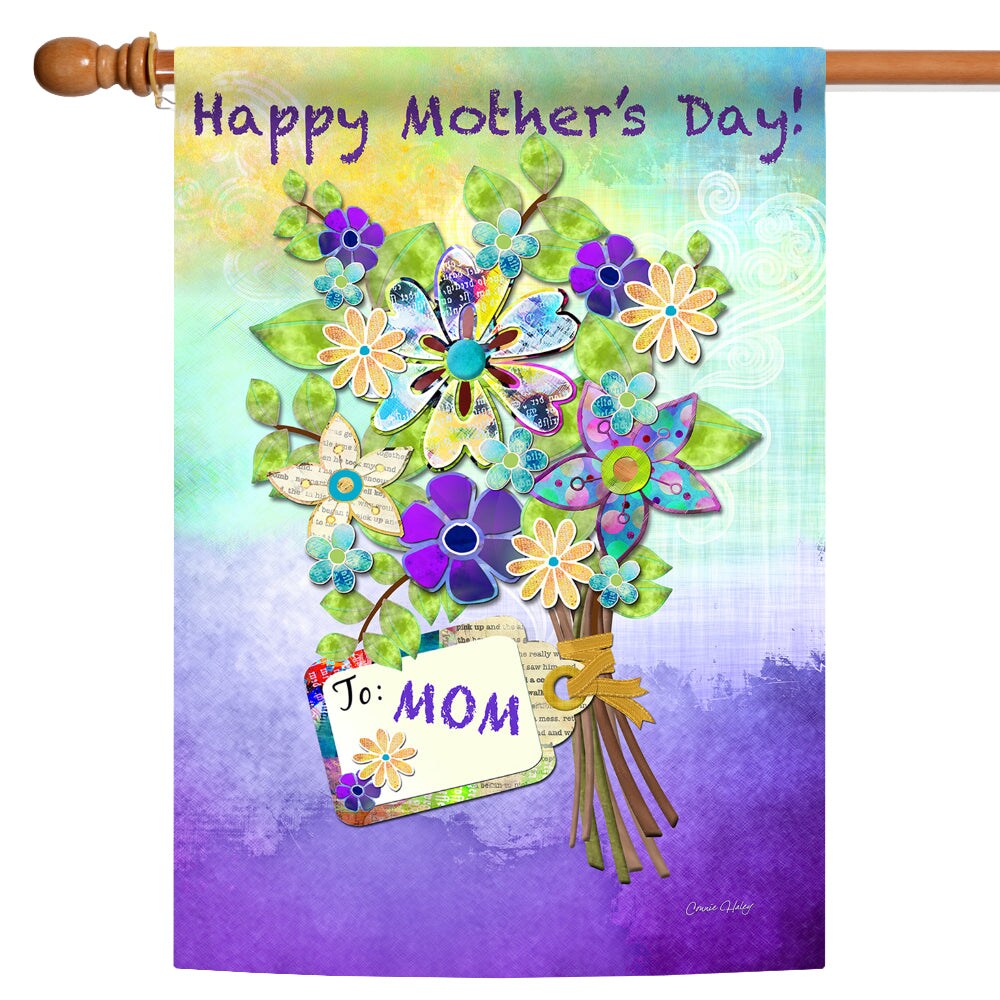 Mothers Day Bouquet Decorative Mothers Day Flag