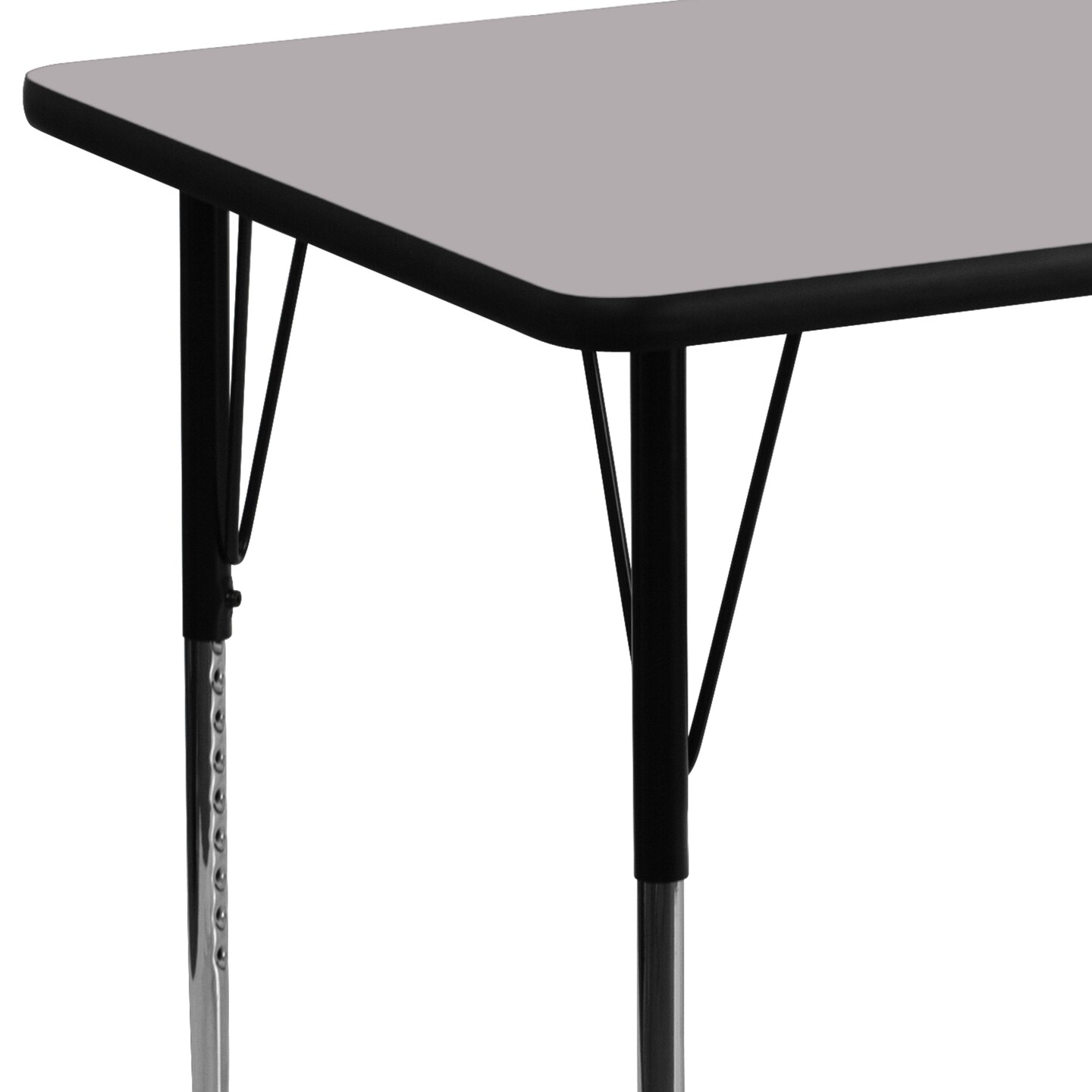 Emma and Oliver 30x48 Rectangle Laminate Adjustable Activity Table