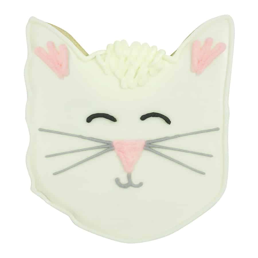 Cat Face Cookie Cutter (Black, 3.5&#x22;)