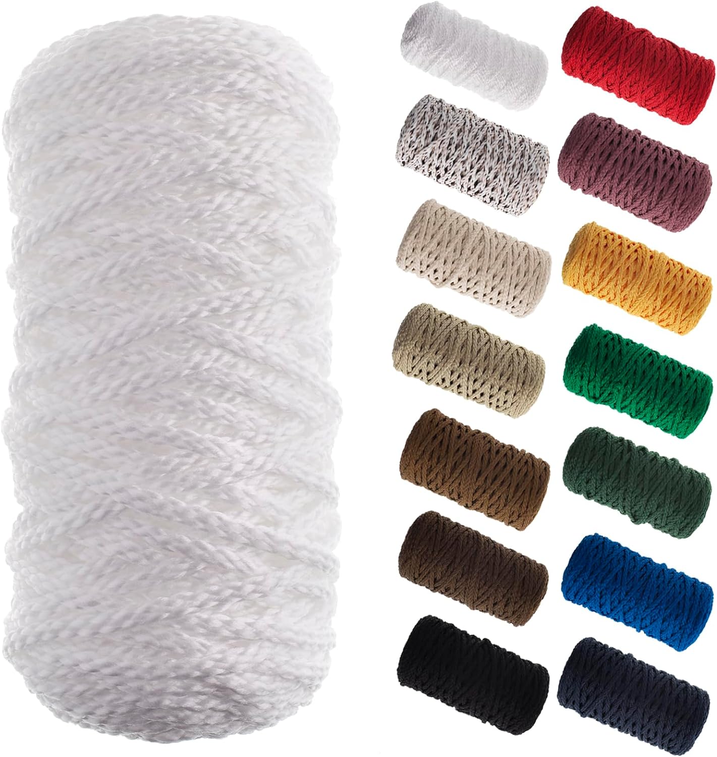 Macrame Cord, Braided 4mm Macrame Cord, Braided 4mm
