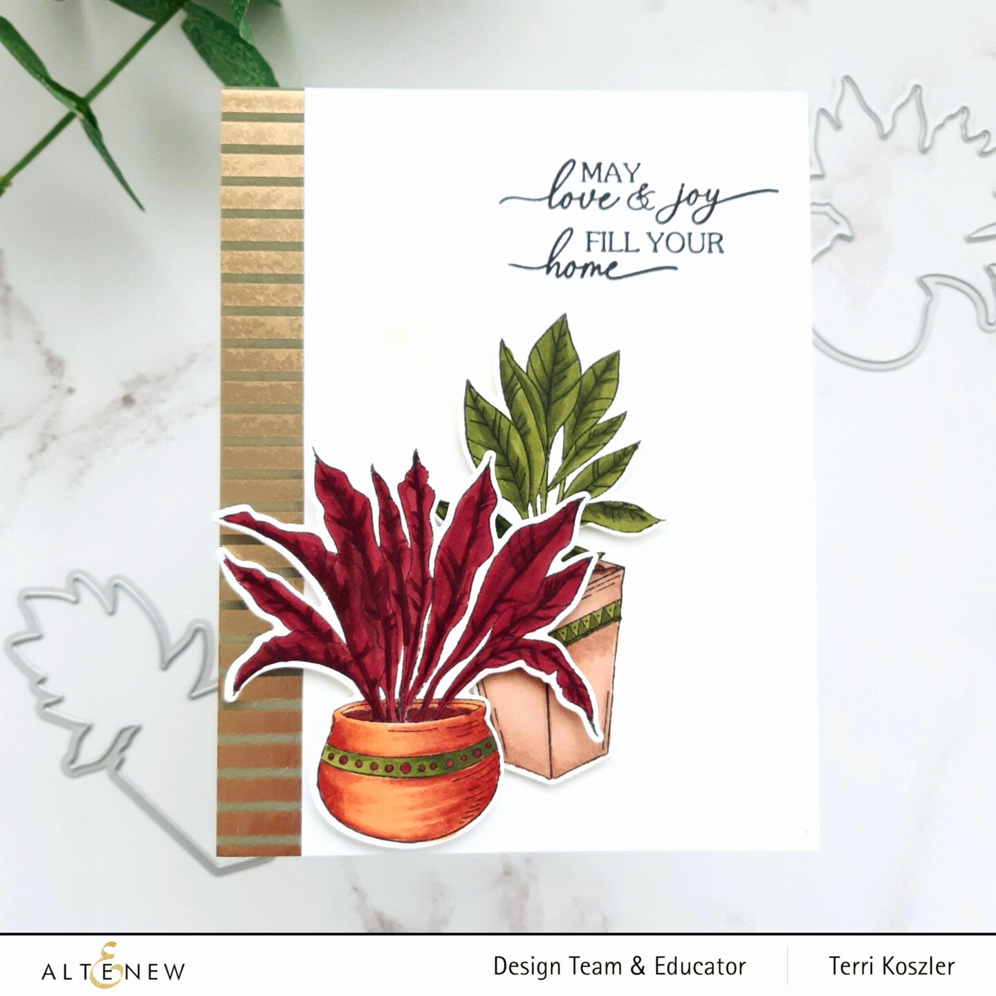 Elegant Foil Stripe Washi Tape