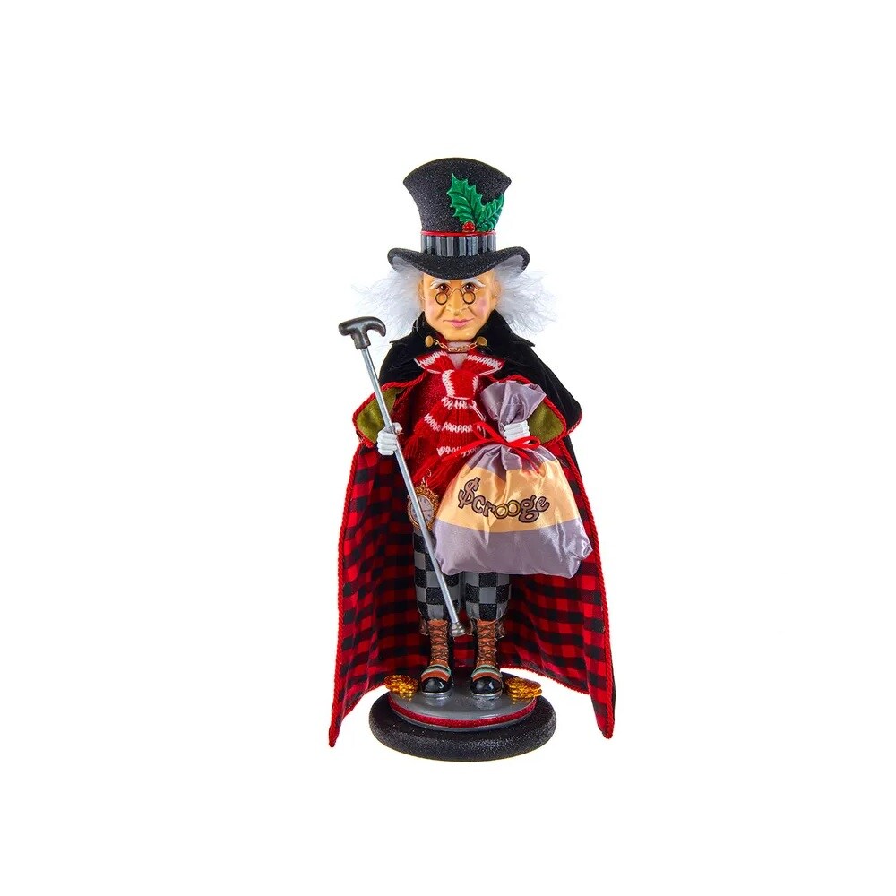 KSA 16.5&#x22; Red and Black Hollywood Scrooge Christmas Nutcracker
