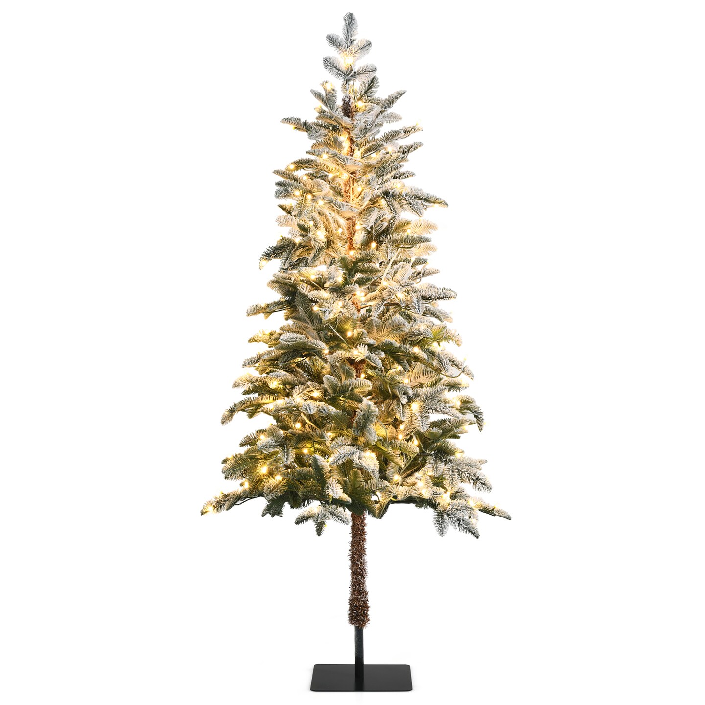 6ft slim christmas best sale tree pre lit
