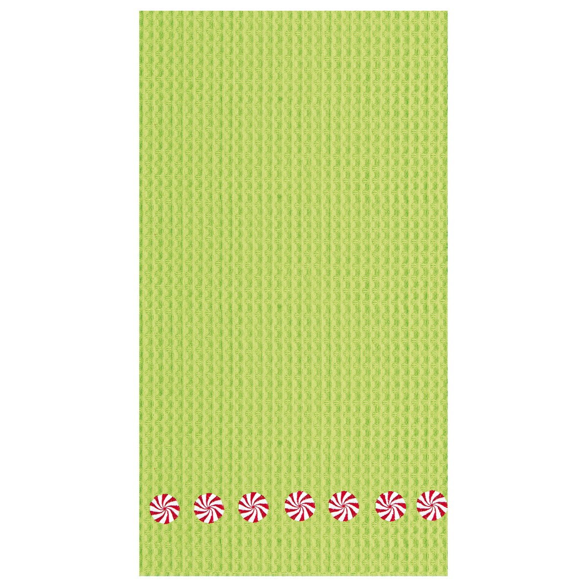 Peppermint Waffle Weave Kitchen Towel Michaels
