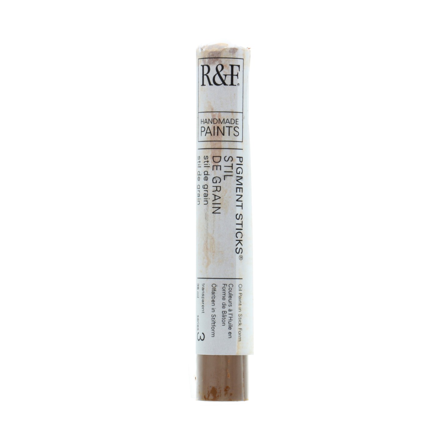 R&#x26;F Handmade Paints Pigment Stick, 38ml, Stil de Grain