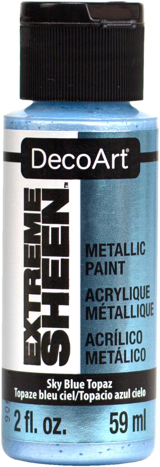 Decoart Extreme Sheen 2Oz Sky Blue Topaz