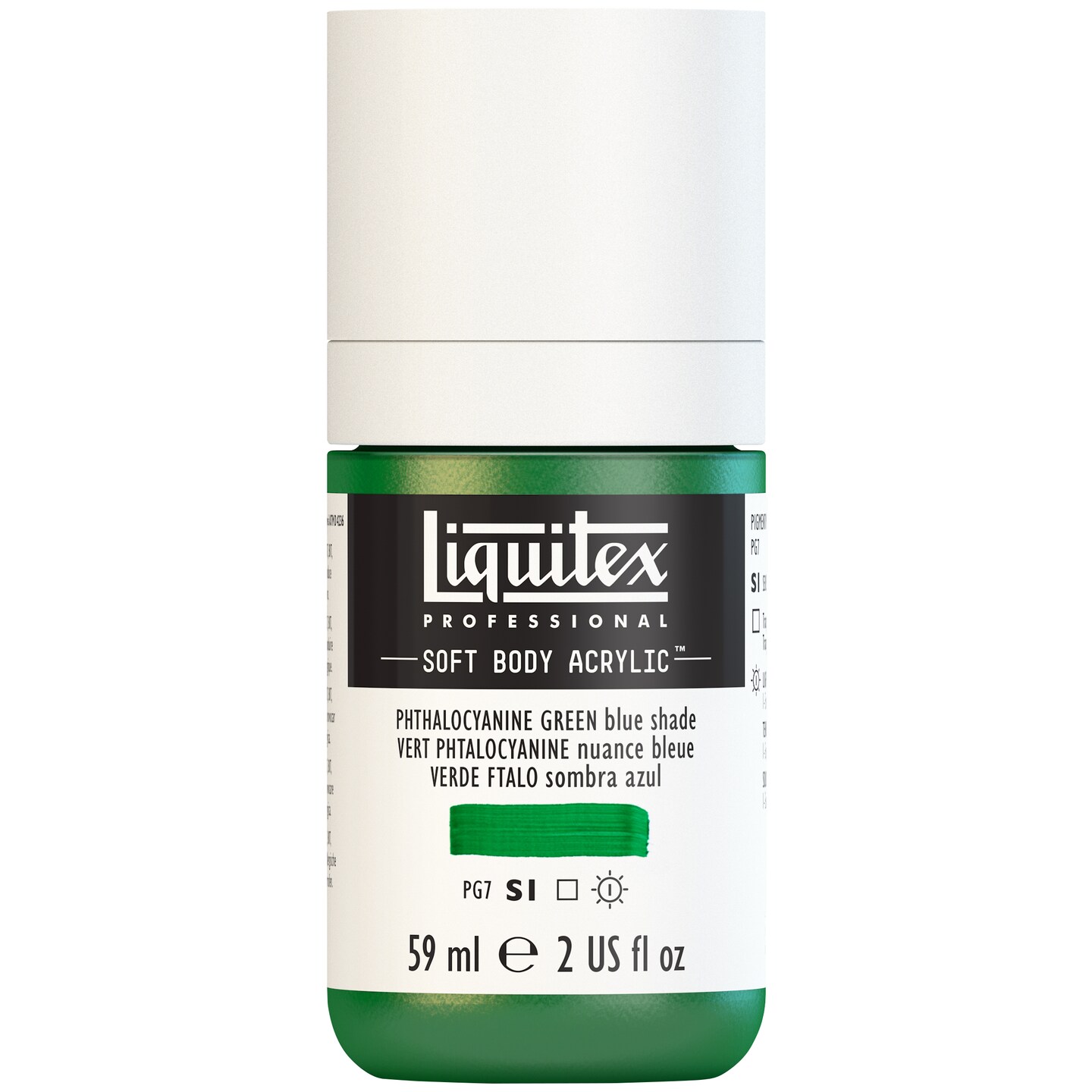 Liquitex Professional Soft Body Acrylic 2oz Phthalocyanine Green (Yellow Shade)