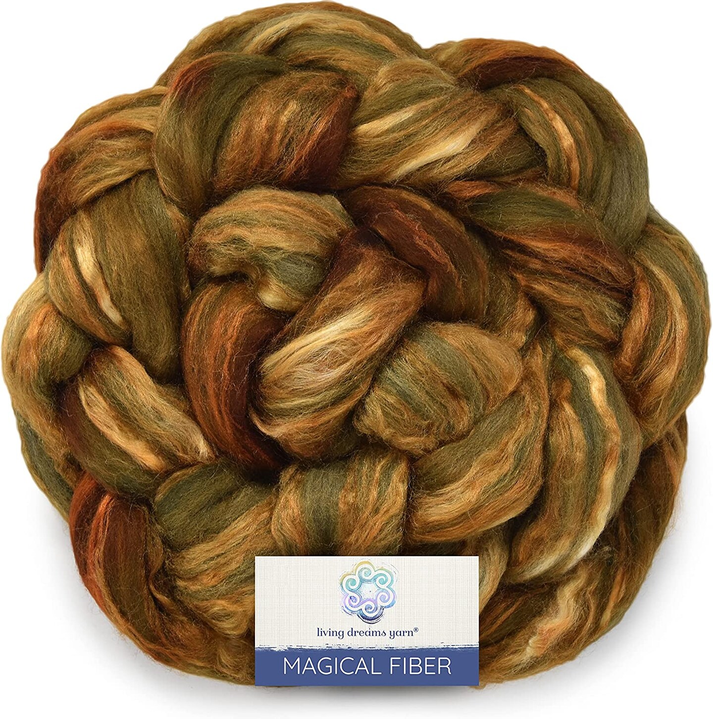 Magical Silk Merino Fiber. Hand Dyed Roving for Spinning & Felting.