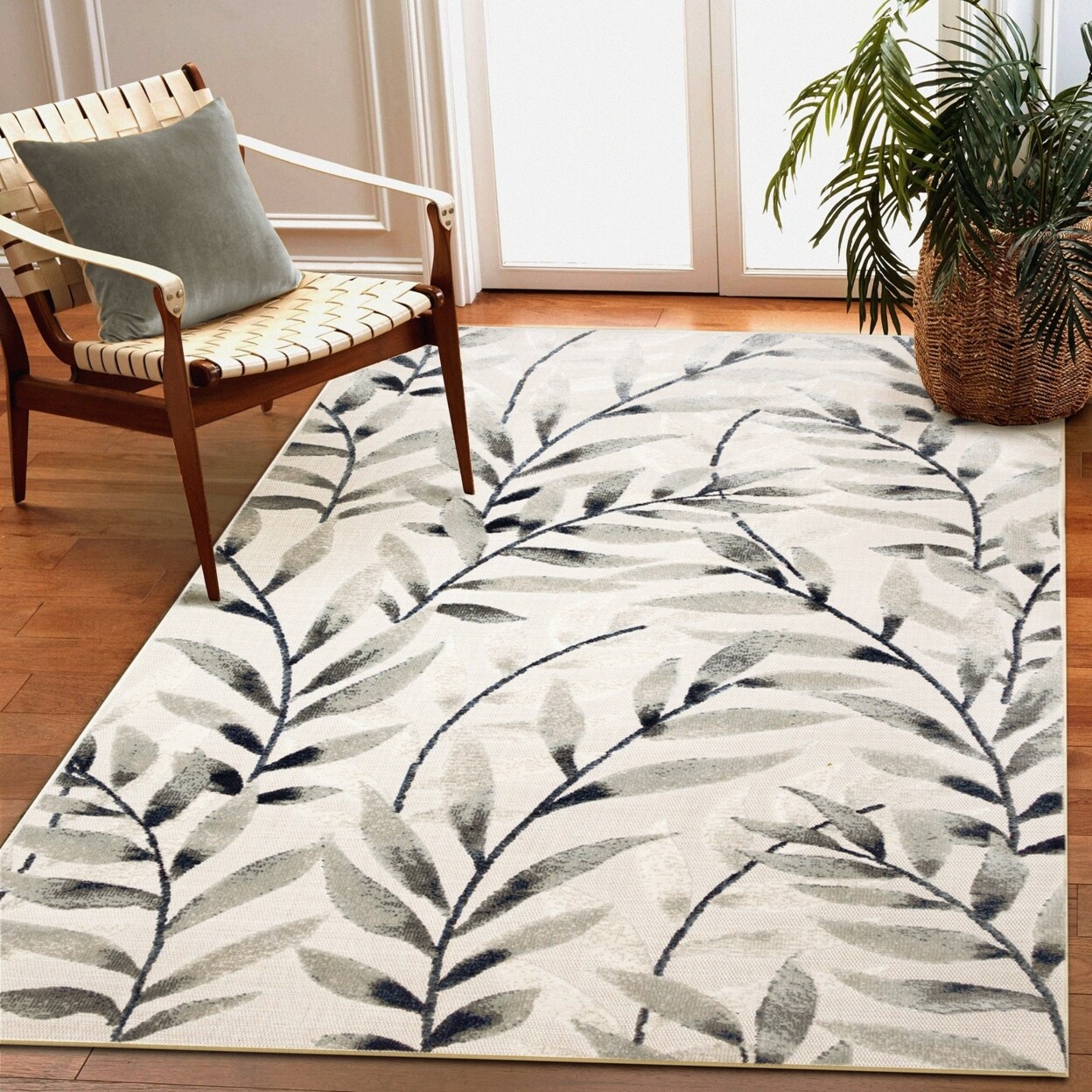 The Rug Department Liora Manne Canyon Vines Indoor Outdoor Area Rug Ivory