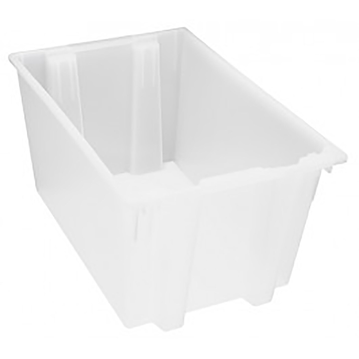 Quantum Storage Systems Stack and Nest Polypropylene Tote, Heavy Duty