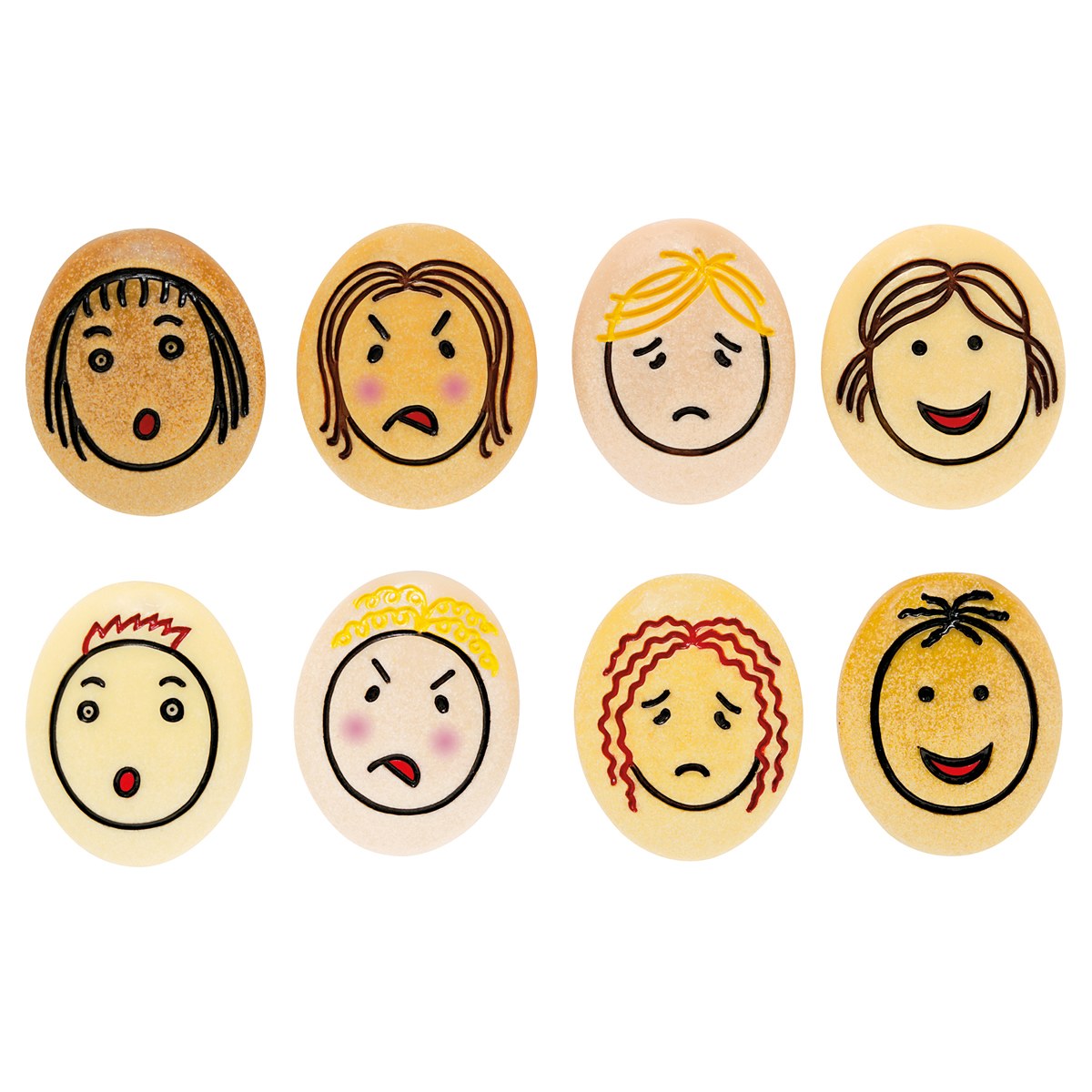 Yellow Door Jumbo Emotion Stones - Set of 8