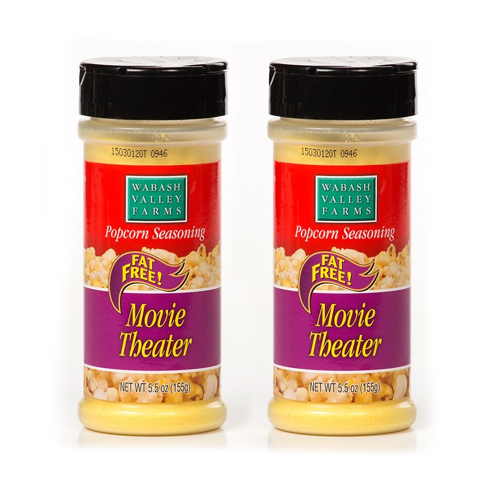 Movie Theater Style Popcorn Flavoring - Set of Two 5.5 ounce Shakers