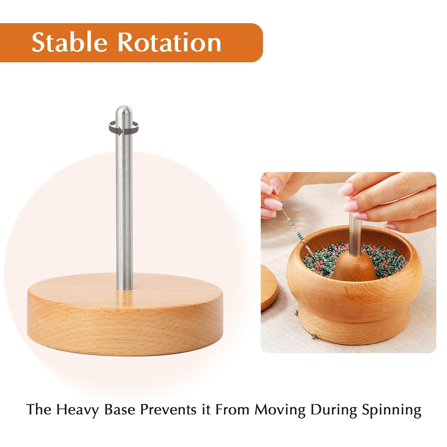 Bead Spinner For Jewelry Making, Bead Spinner Kit With 3000 Pcs Seed Beads, Beading Needles, Beading Tools, Bowl For Waist Chains, Bracelets, Necklaces