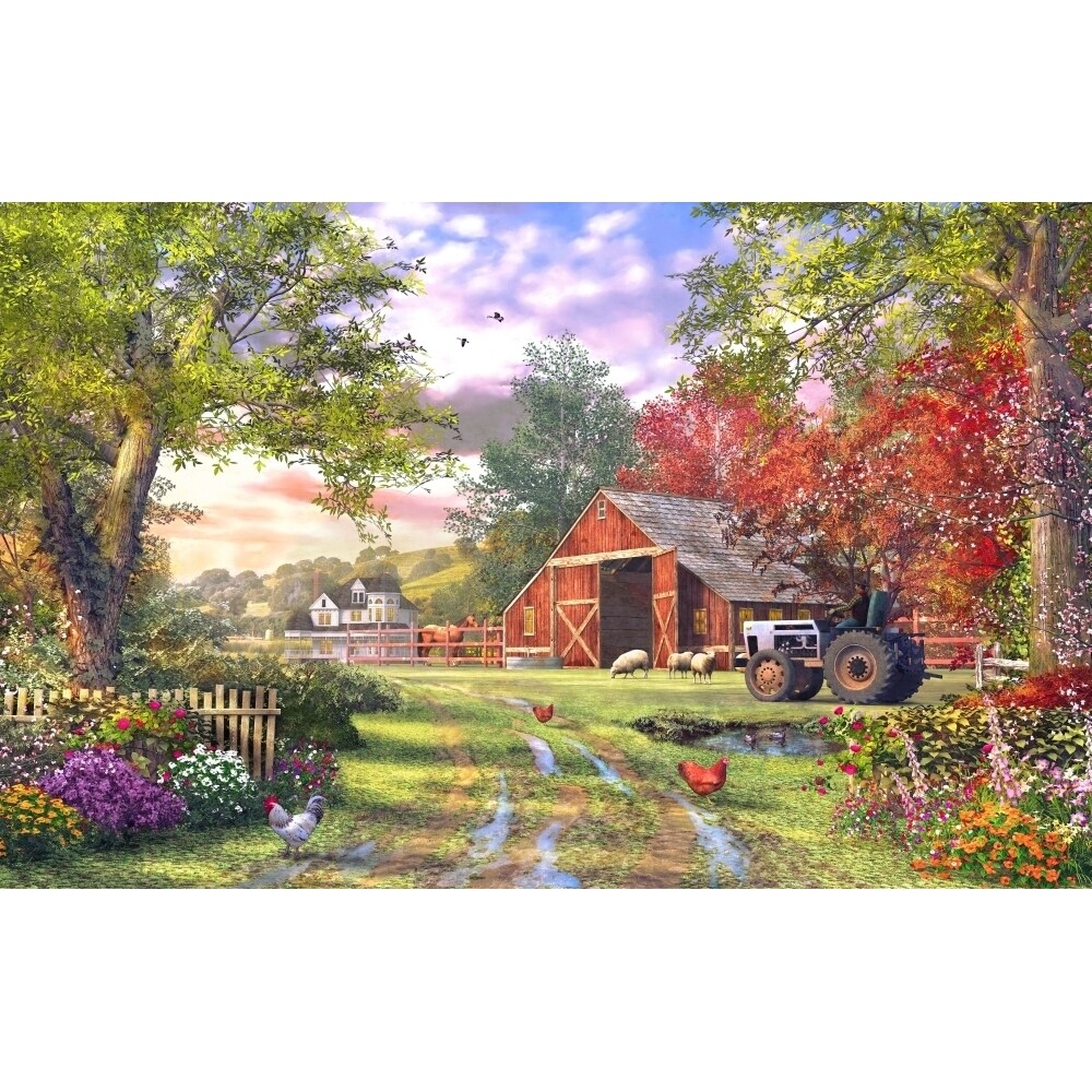 Old Farmhouse Variant 1 Poster Print By Dominic Davidson