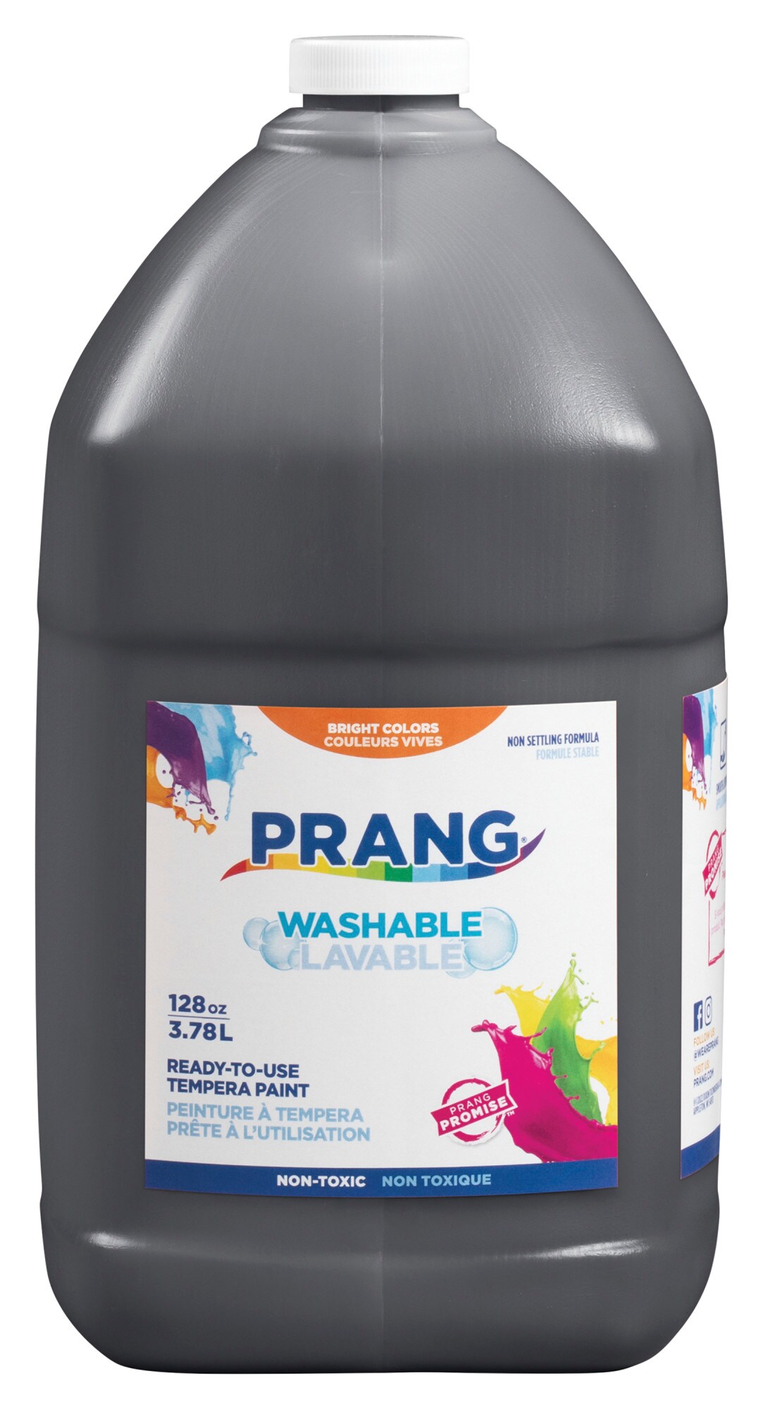 Ready-to-Use Tempera Paint, Black, 1 gal Bottle Ready-to-Use Tempera Paint, Black, 1 gal Bottle
