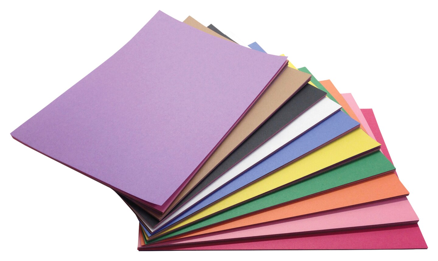 Childcraft Construction Paper, 9 x 12 Inches, Assorted Colors, 500 Sheets