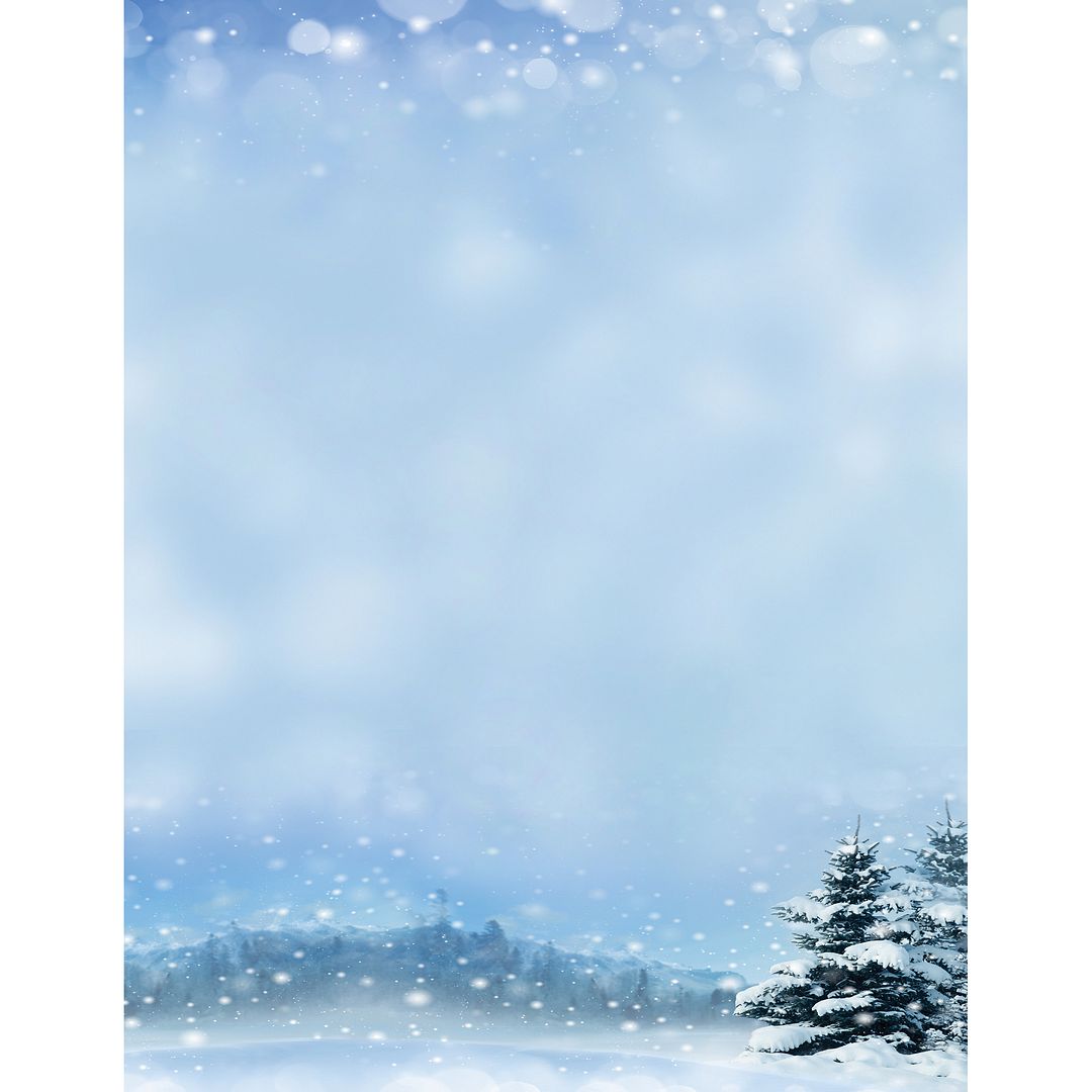 Great Papers! Beautiful Christmas Holiday Letterhead, Invitations and Announcements, Printer Friendly 8.5&#x22; x 11&#x22;, 80 PK