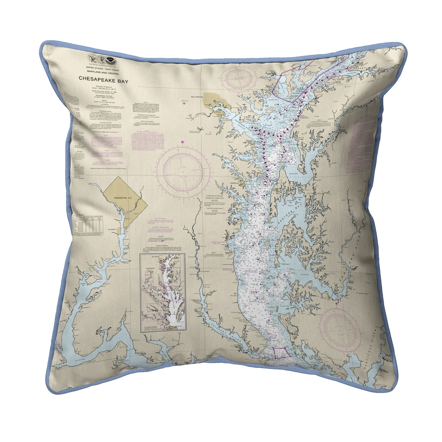 Betsy Drake Chesapeake Bay - Rock Hall, MD and VA Nautical Map Small ...