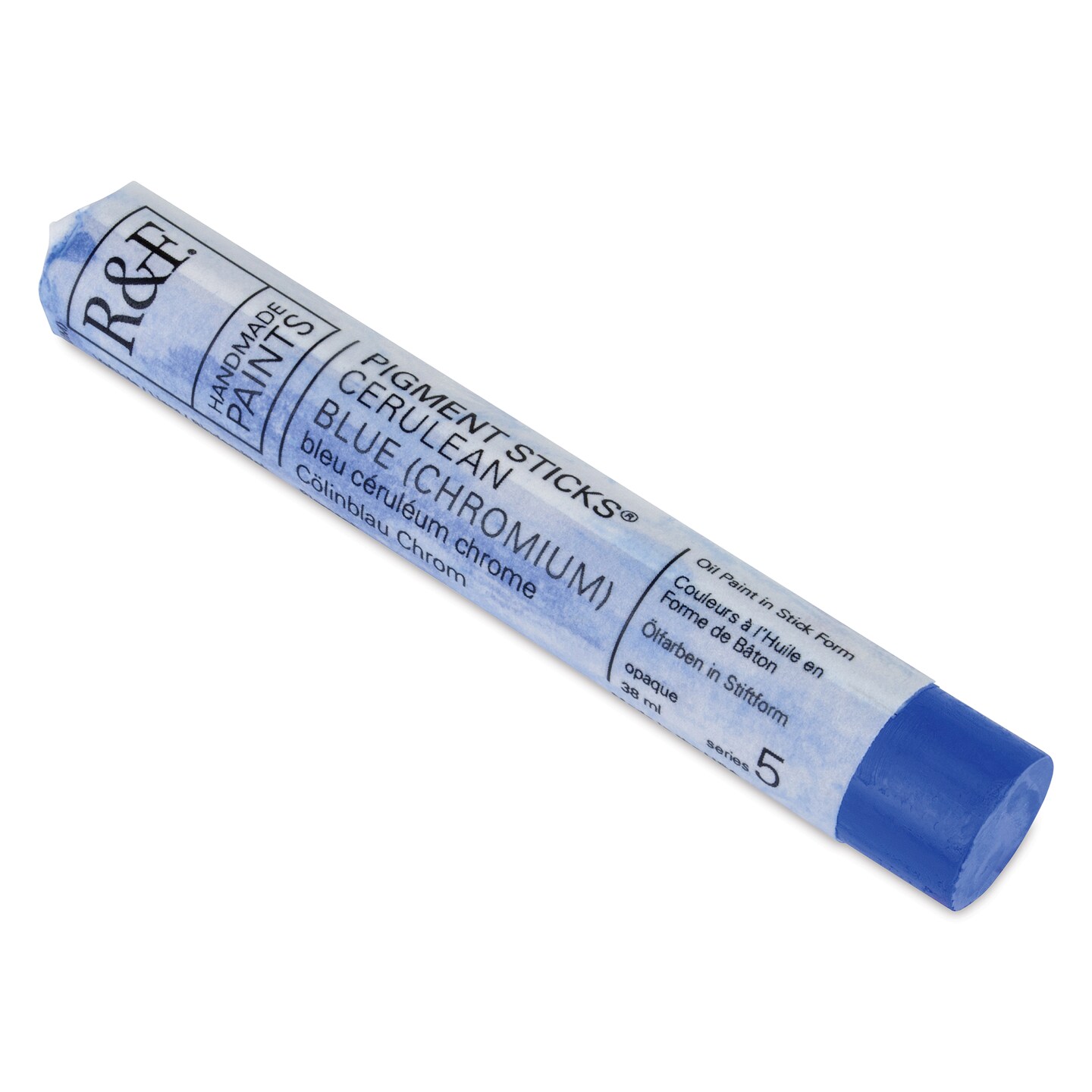 R&F Pigment Sticks Matita Ad Olio 38ml, Colore Azure Blue, Alta Pigmentazione, Prodotta In USA