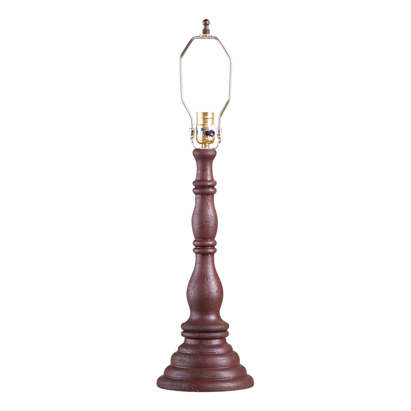 Davenport Lamp Base in Plantation Red